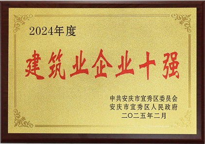 宜秀区建筑业企业十强